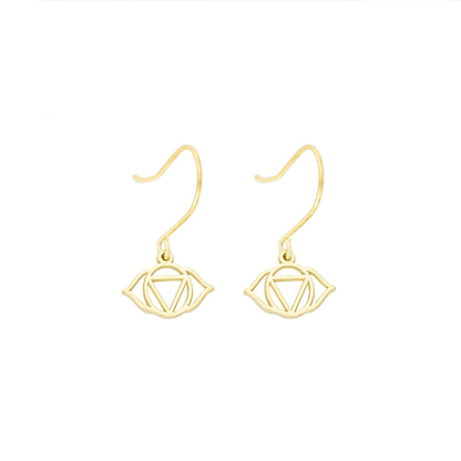 925 Sterling Silver Third Eye Chakra Earring