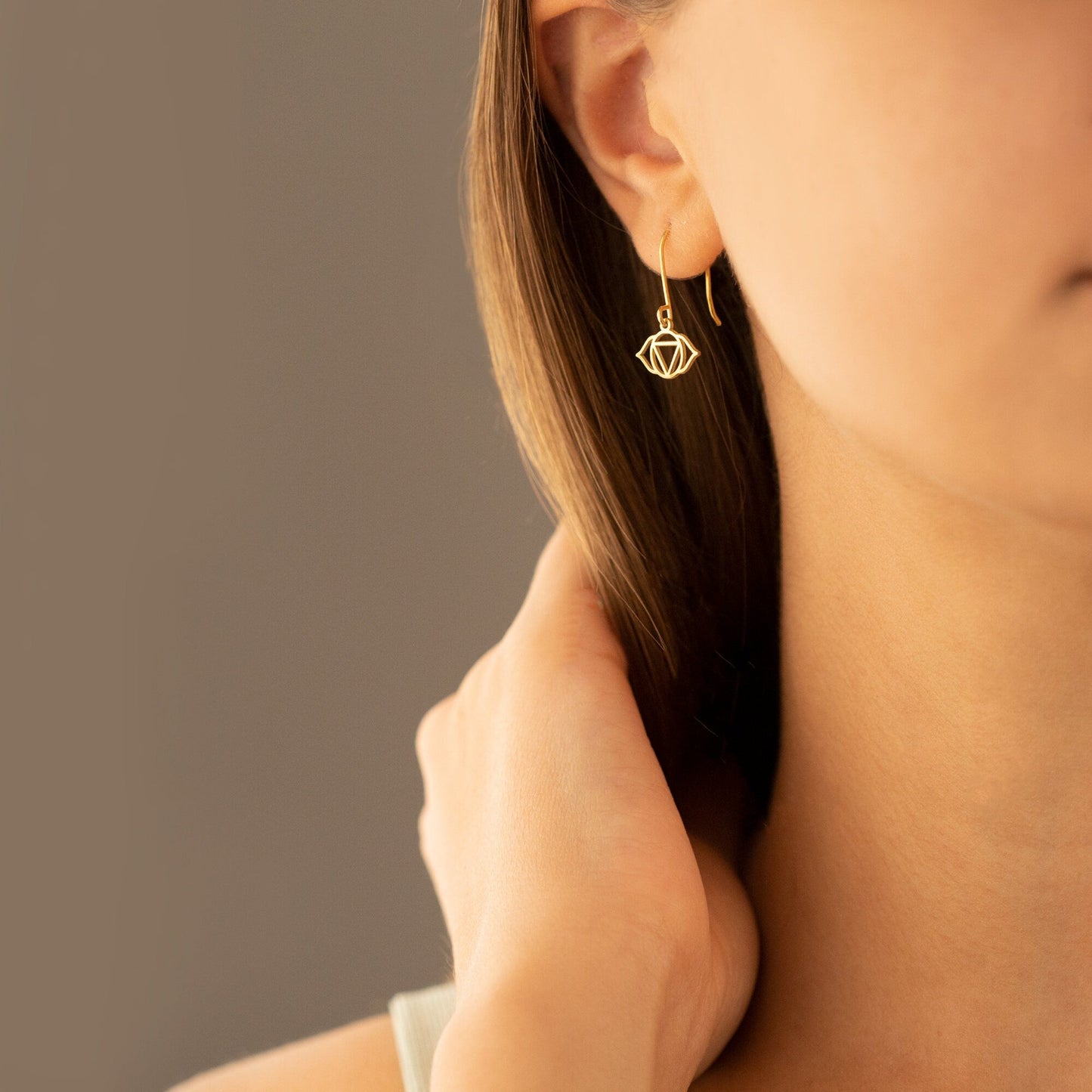 925 Sterling Silver Third Eye Chakra Earring