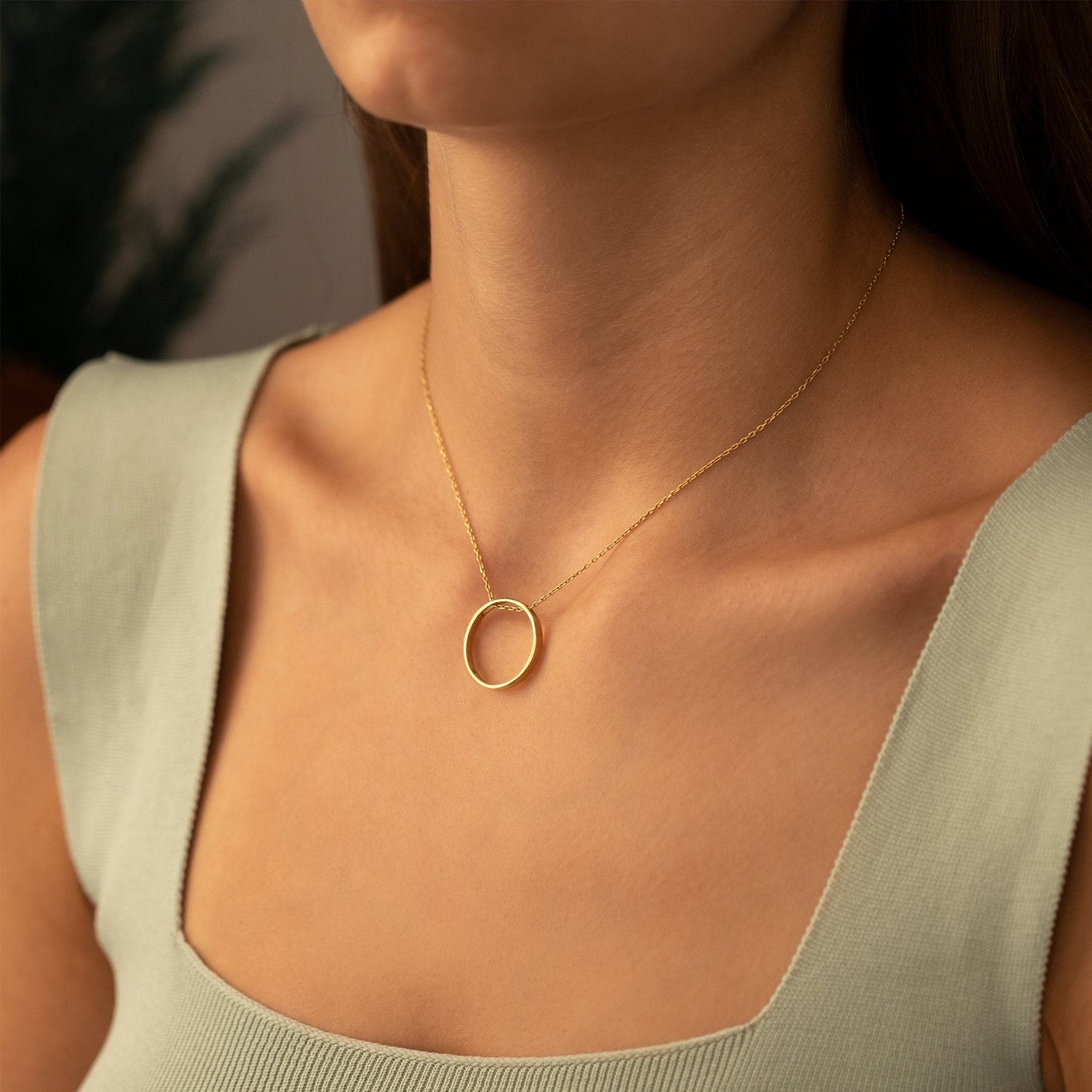 925 Sterling Silver Inner Circle Necklace