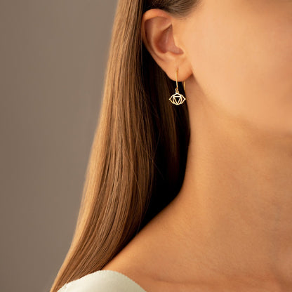 925 Sterling Silver Third Eye Chakra Earring