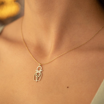 925 Sterling Silver Egypt Jewelry Thoth Necklace
