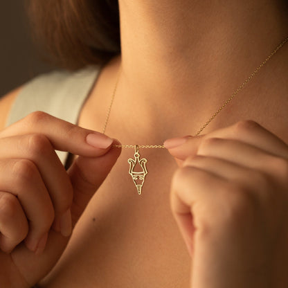 925 Sterling Silver Egypt Jewelry Osiris Necklace