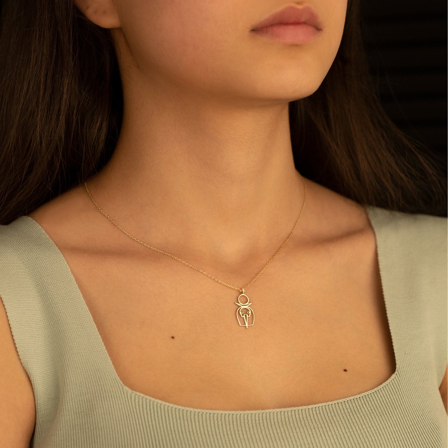 925 Sterling Silver Egypt Jewelry Thoth Necklace