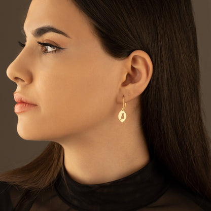 925 Sterling Silver Cat Dangle & Drop Earrings
