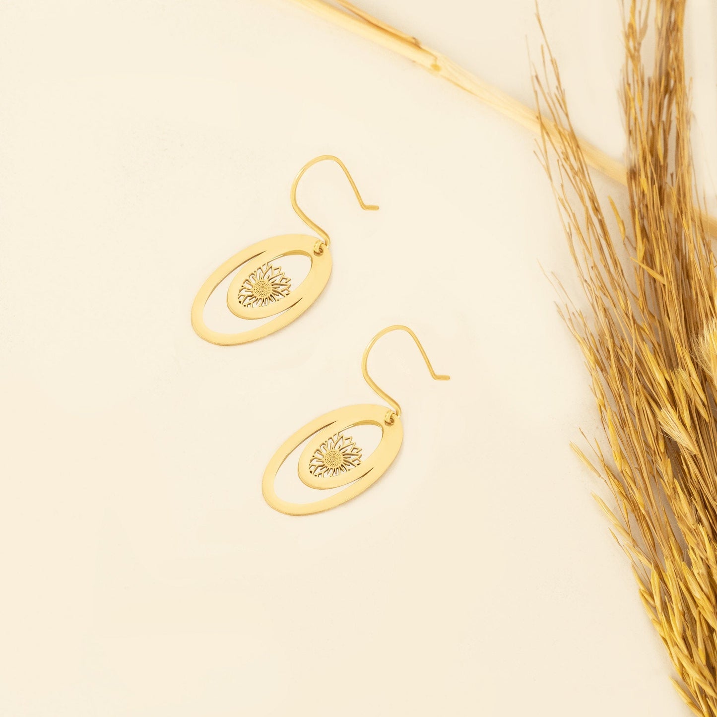 925 Sterling Silver Lotus Earring