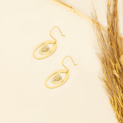 925 Sterling Silver Lotus Earring