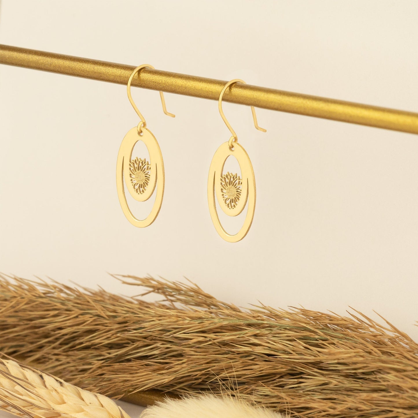 925 Sterling Silver Lotus Earring