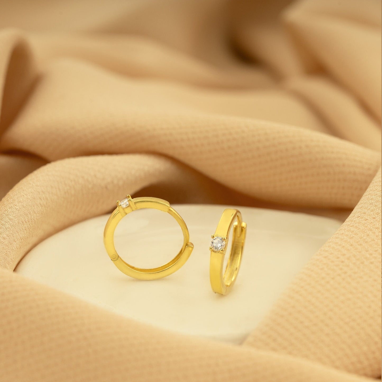 925 Sterling Silver Diamond Ring Earrings