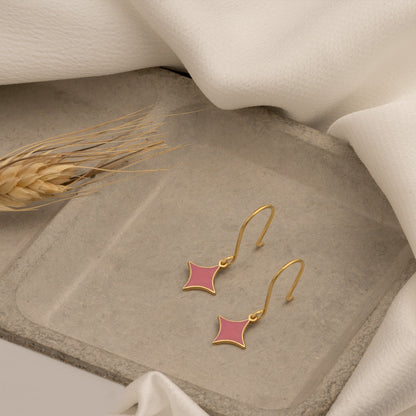 925 Sterling Silver Shining Star Earring