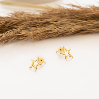925 Sterling Silver Fallen Star Earrings