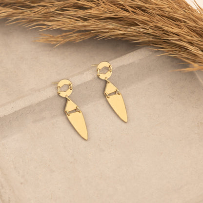 925 Sterling Silver Double Rank Earrings