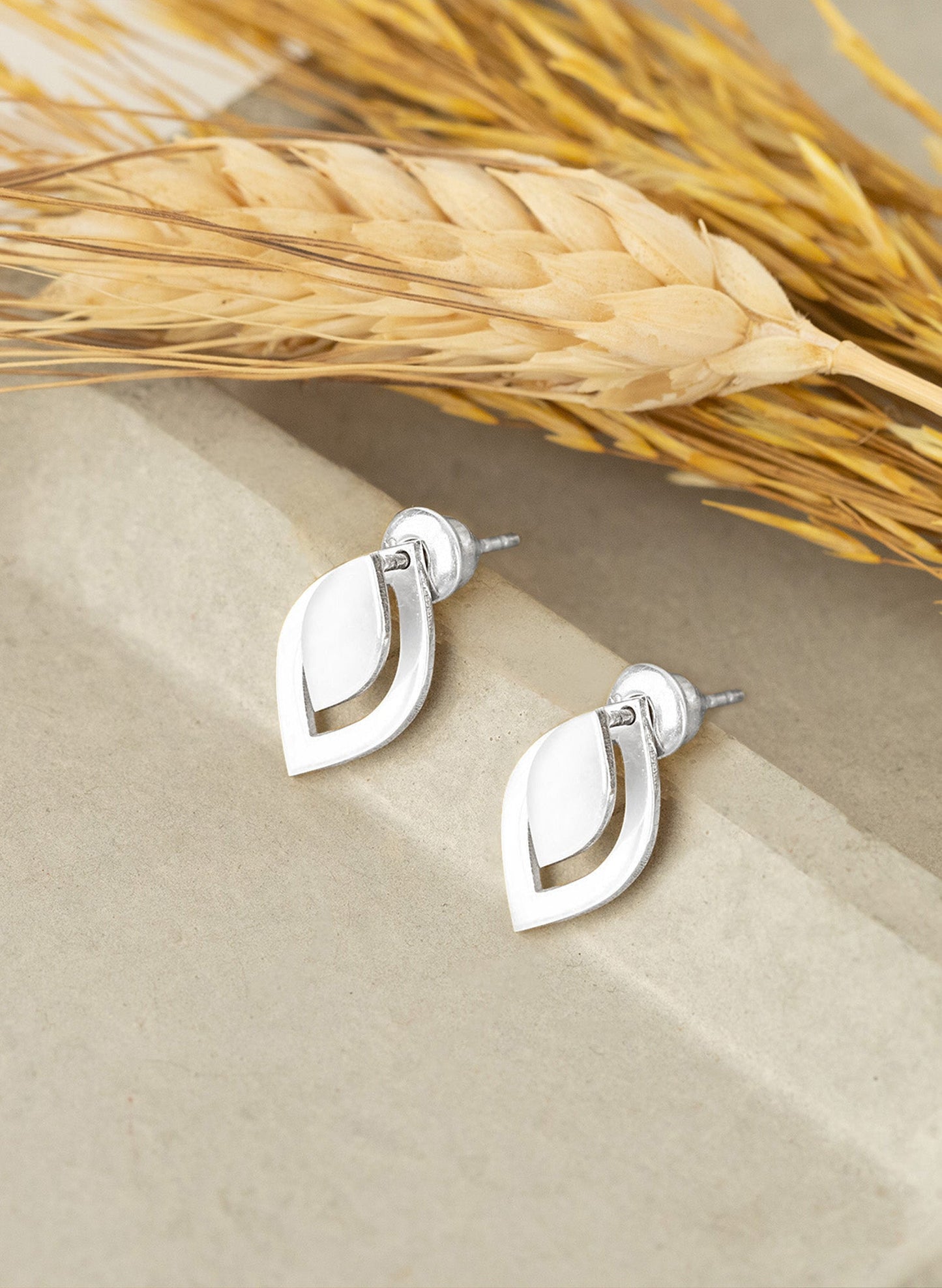 925 Sterling Silver Teardrop Ear Jackets Earrings