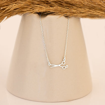 Dainty Scissors Necklace | Tiny Lesbian Jewelry, WLW pride necklace, Gold Scissors Necklace, Lesbian Pride Jewelry, Silver Scissors Necklace